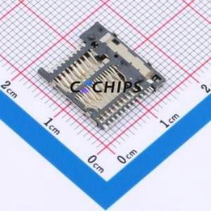 2LS00P0017 SD Card / Memory Card Connector Through hole Component (THT) Connector - Product Image 2