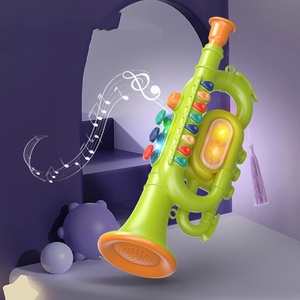 Trompeta Electrónica Musical de Juguete con Luces, Colorida, Simulada, para la Educación Infantil, Instrumento Musical de Plástico, Venta al por Mayor - Product Image 5
