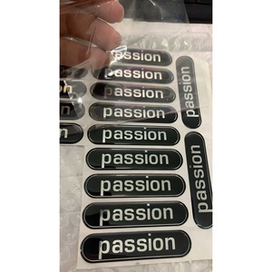 Pegatinas para Carrocería de Coche con Diseño de Letras, Adhesivo Epóxico, Resina PET 4508171320 - Product Image 1