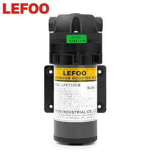 LEFOO Soda Machine 12v/24v 100 Gpd Water Filtration Pump Reverse Osmosis Membrane Pump DC RO Diaphragm Booster Pump