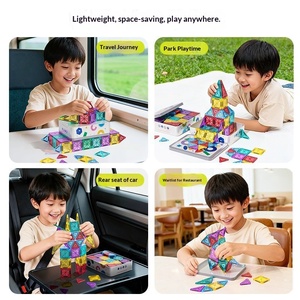 Children's Supplement Pack Loose Pieces Portable Cross-border Educational Toys <b>Iron</b> Box Pack Mini Color Window Pieces - Product Image 6