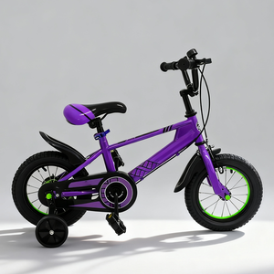 Vélo pour enfants de 16 pouces à une vitesse, roues en alliage d'aluminium pour les enfants de 0 à 8 ans avec roues d'apprentissage - Product Image 3