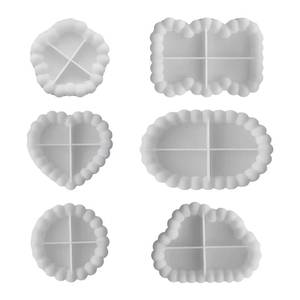 MUYULINS DIY <b>Table</b> Storage Coaster 6 Bubble Tray Silicone Mold <b>Small</b> and Large Cake Tools Epoxy Resin Craft Packaging Bag - Product Image 5