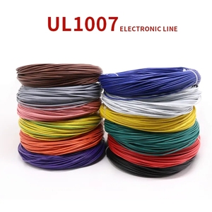 <span class=keywords><strong>Cable</strong></span> de cobre estañado de PVC UL1007 30/28/26/24/22/20/18/16 AWG <span class=keywords><strong>Blanco</strong></span>/negro/<span class=keywords><strong>rojo</strong></span>/<span class=keywords><strong>amarillo</strong></span>/verde/azul/gris/púrpura/marrón/naranja inteligente - Product Image 6