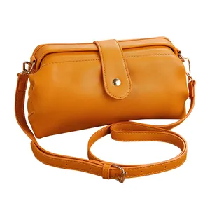 New model hot sale casual mini crossbody top end quality low price PU leather vintage clip bag small bags for women ladies
