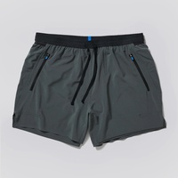 Shorts de course pour hommes 2-en-1 avec doublure en mesh 5 pouces pour le sport, l'entraînement et le fitness