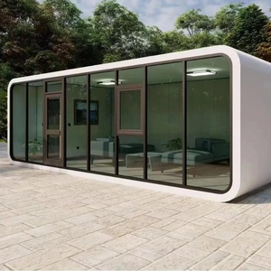 Maison préfabriquée modulaire, maison-conteneur mobile d'extérieur très vendue pour hébergement extérieur, <span class=keywords><strong>bureau</strong></span> et salle de réunion, Apple Cabin - Product Image 5