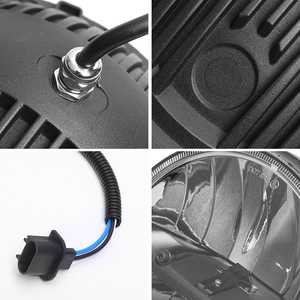 Faro LED de 7 Pulgadas y 30W con Reflector, Luz Alta/Baja, Señal de Giro, 12v, para <span class=keywords><strong>Jeep</strong></span> <span class=keywords><strong>Wrangler</strong></span> JK y Harley, <span class=keywords><strong>Precio</strong></span> al por Mayor - Product Image 4