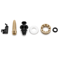 Clips de Sujeción de Plástico ABS/PC/PA66 Moldeados por Inyección Personalizados OEM, Remaches, Soportes, Piezas de Precisión con Tolerancia de 0.01-0.05mm