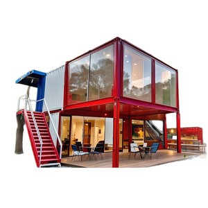 Casa Contenedor Prefabricada de 20 pies, Diseño Moderno Rectangular, Transpirable, Multiusos, para Uso en Villas y Hoteles, Modelo 3D, Garantía de 3 Años - Product Image 4