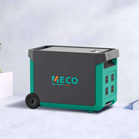 Centrale Électrique Portable MECO 3.6KWh Pro 3000W à Onde Sinusoïdale Pure avec Batterie LiFePO4, Générateur Solaire pour Charge de Panneaux Solaires Domestiques