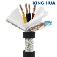 Cable Eléctrico Multifilar Flexible con Blindaje de Bajo Voltaje 450/750V, Conductor de Cobre, Revestimiento de PVC, para Cadena Portacables