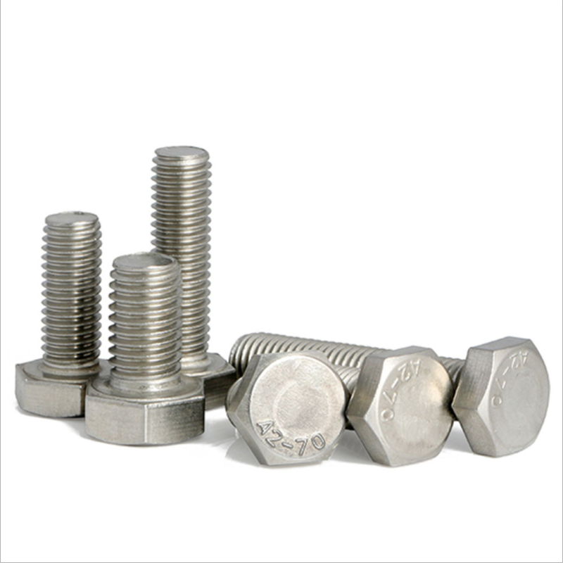 FAST Stainless steel A2 A4  hex bolt fasteners hex head screws M5 M6 M8 M10  DIN933