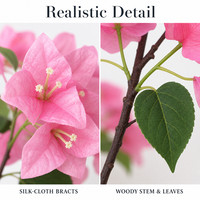 Fleurs artificielles de bougainvillier Joho en tissu de soie, longue tige de 118 cm, pour décoration de mariage et de maison, vase, vente en gros, fournisseur OEM ODM en vrac