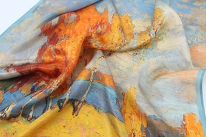 Servizio di Stampa per Sciarpe 100% Seta Foulard di Seta di Design <span class=keywords><strong>Bandana</strong></span> di Seta da <span class=keywords><strong>Donna</strong></span> Quadrata Personalizzata <span class=keywords><strong>con</strong></span> Logo - Product Image 5