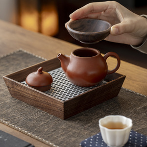 Wooden <b>Tea</b> Infuser Funnel Cone Shape For Purple Clay Teapot <b>Tea</b> Brewing Tool Convenient <b>Tea</b> <b>Set</b> Accessory - Product Image 2