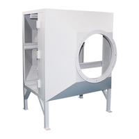 Purificateur d'air industriel avec filtre HEPA |   Unité de filtration à double porte avec peinture cuite sur mesure pour l'élimination des poussières et des débris