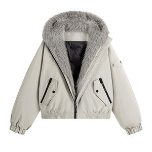 เสื้อโค้ทขนนุ่มแบบใหม่สำหรับฤดูหนาวปี 2025 น้ำหนักเบา อุ่นสบาย สไตล์เกาหลี ทันสมัย แมทช์ได้กับทุกชุด เสื้อแจ็คเก็ตสำหรับเด็กเล็ก - Product Image 3