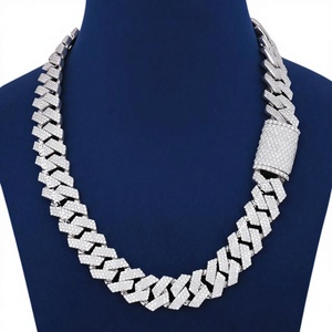 925 Sterling Silver Grown Diamond Luxury Fine Chain Elegant Lab Diamond Necklace Classic Modern Engagement Jewelry Wedding <b>Gift</b> - Product Image 1