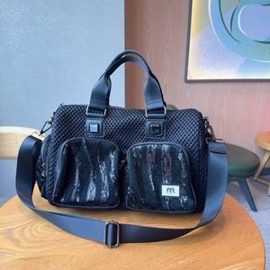 Sac à bandoulière personnalisé en PU pour femme, sac à bandoulière pailleté style Spicy Girl, sac bandoulière rétro vieilli grande capacité pour moto - Product Image 3