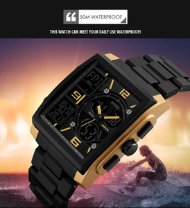Montre numérique sportive de luxe <span class=keywords><strong>SKMEI</strong></span> <span class=keywords><strong>1274</strong></span> pour hommes, étanche, affichage LED, montre à quartz électronique pour hommes, montre-bracelet, Relogio Masculino - Product Image 2