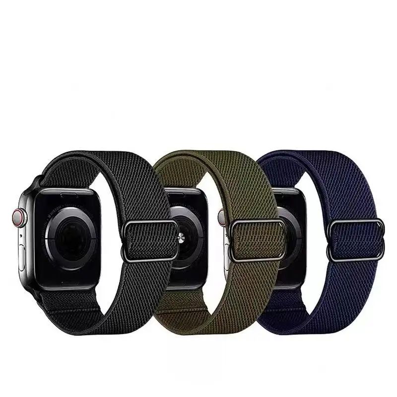 Custom Color Size 2.5cm Encrypted Twill Elastic Band Watch Strap Woven Ribbon Clothes Accessories