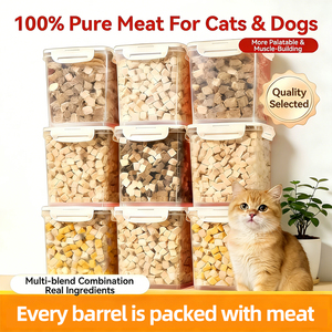 Snack per Gatti a Base di Cubetti di Pollo Liofilizzati, Migliora la Digestione e Completa la Nutrizione - Product Image 2