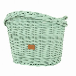 Cesta para bicicleta con soporte para manillar de plástico, color rosa claro, gran capacidad, almacenamiento duradero para bicicleta - Product Image 5