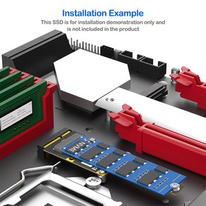 M.2 NVMe SSD 转 Mini PCI-E 适配卡，适用于计算机 M-Key 接口，尺寸 2230-2280mm，速度 5Gbps，即插即用 - Product Image 6