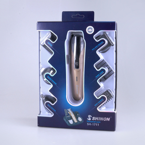 Bộ Dụng cụ chải lông râu 1711 cho nam bộ râu đa chức năng dao cạo mặt tai mũi cơ thể Dao cạo điện tất cả trong 1 bộ râu - Product Image 2