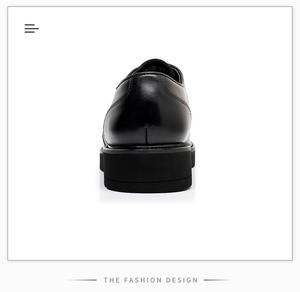 Nouvelles Chaussures Derby Formelles pour Hommes 2025 à Bout Carré et Patchwork, en Cuir VALENTINA, Style Britannique, Légères, Antidérapantes et Respirantes - Product Image 6