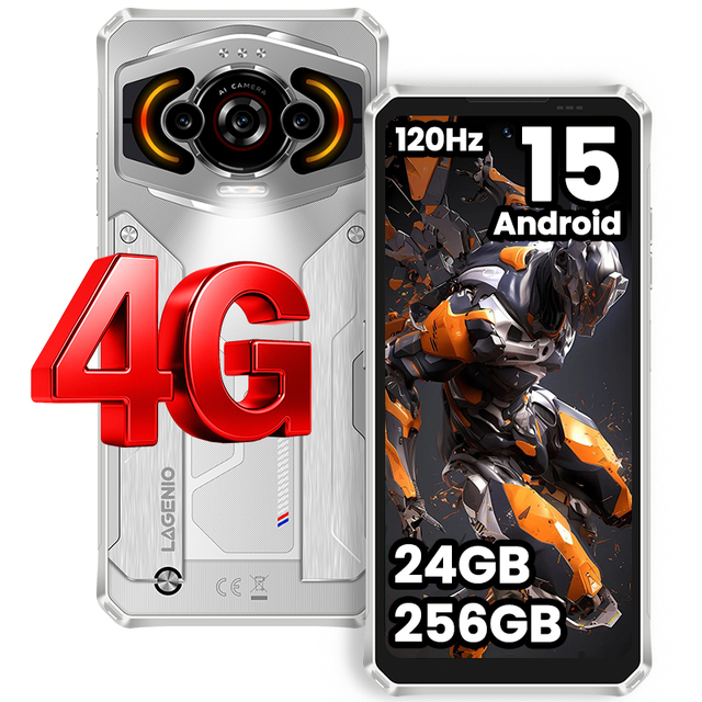 LAGENIO Recruiting Top-Tier Exclusive Agents Panther1 Android 15 24GB+256GB 6.7" HD+ 120Hz 13MP+8MP 4G Rugged Smart Phone