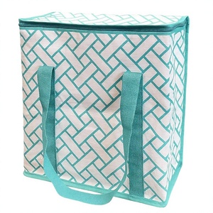Sac à lunch isotherme étanche avec fermeture éclair et bandoulière réglable pour hommes et femmes, pour 2 personnes, pique-nique ou travail - Product Image 4