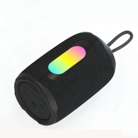 Nouvelle Enceinte Portable Étanche d'Extérieur 2026, 57mm, 5-10W, Éclairage LED RGB, Batterie 1200mAh, Autonomie 5-8 Heures