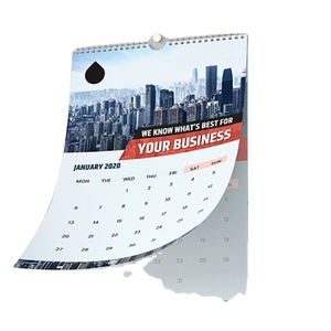 2025 2026 Competitive Price Offer 8.5*11&quot; 24 <strong>Pages</strong> Standard Gloss Cover Saddle Wall Calendar - Product Image 1