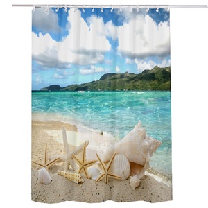 Rideaux <span class=keywords><strong>de</strong></span> douche populaires <span class=keywords><strong>en</strong></span> polyester imprimés <span class=keywords><strong>en</strong></span> <span class=keywords><strong>3D</strong></span>, résistants à la moisissure, sans odeur, imperméables, pour <span class=keywords><strong>salle</strong></span> <span class=keywords><strong>de</strong></span> <span class=keywords><strong>bain</strong></span> - Product Image 6