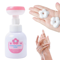 Savon liquide pour les mains personnalisé OEM/ODM, hydratant, sans alcool, respectueux de la peau, savon moussant en forme de patte de chat pour enfants