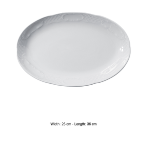 จานเสิร์ฟรูปไข่ฟลอร่า 36 × 25 ซม. Gural -6- Flo36Ky00 - Product Image 3