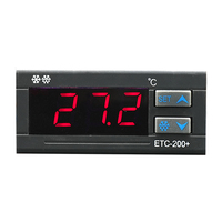 Controlador de temperatura del termostato del refrigerador para almacenamiento en frío, digital, 12V, 24V, 220V, 1 unidad