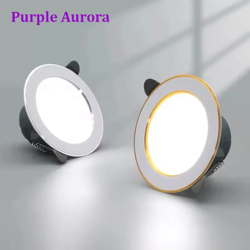 Trong NHÀ XUỐNG ánh sáng đèn Đèn thương mại vòng có thể điều chỉnh Spotlight khách sạn LED downlights