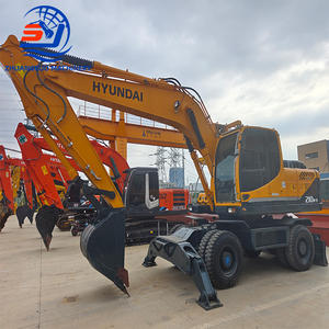 Excavatrice sur pneus Hyundai 210W-7 210W-9 210WVS d'occasion, haute qualité, bon état, à vendre à prix avantageux - Product Image 2