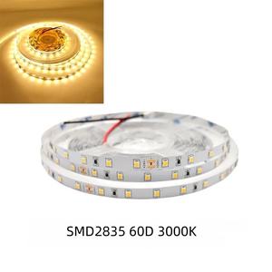 Tira de Luz LED <span class=keywords><strong>2835</strong></span> <span class=keywords><strong>60D</strong></span> 120D 12V 24V de Bajo Voltaje, Cinta de Lámpara Lineal Flexible, 3000K 4000K 6000K 8mm, Iluminación Cálida, Natural y Blanca - Product Image 4