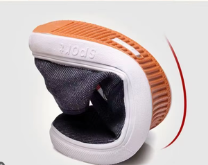 Chaussures à enfiler bout rond avec logo brodé, respirantes, légères, toutes saisons, décontractées pour femmes - Product Image 4
