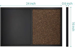 <span class=keywords><strong>Tableau</strong></span> magnétique 16x24 pouces et <span class=keywords><strong>tableau</strong></span> d'affichage en liège encadré pour mur pour la rentrée scolaire - Product Image 4