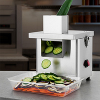 Máquina Multifuncional Motorizada para Cortar Verduras en Cubos, Rebanar y Cortar Patatas y Zanahorias