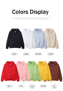 Sweat à capuche pour <span class=keywords><strong>homme</strong></span> en coton 100% lourd avec logo et impression personnalisés, tailles S-6XL pour l'hiver - Product Image 3
