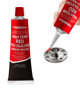Visbella <span class=keywords><strong>Red</strong></span> <span class=keywords><strong>RTV</strong></span> Fabricante de juntas de silicona Silicona de alta temperatura - Product Image 3