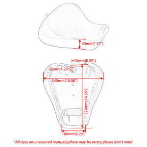Ajuste para <span class=keywords><strong>Harley</strong></span> <span class=keywords><strong>Davidson</strong></span> Sportster XL883 1200 48 72 1983-2003 motocicleta PU cuero Pad Driver Rider asiento individual - Product Image 3
