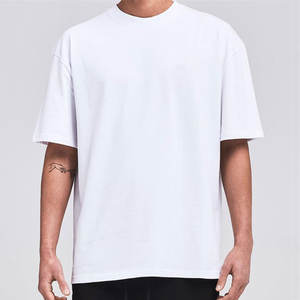 Camiseta Lisa de Cuello Redondo al por Mayor, Diseño Exclusivo, 100% Algodón, Manga Corta, Camiseta Blanca Oversize Personalizable - Product Image 2