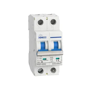 Chất lượng tốt kinee Dễ dàng cài đặt kns3 2P 550V DC Mini Circuit DC Breaker 16A năng lượng mặt trời PV MCB